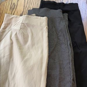 3 pair of Elle Large elastic waist dress pant